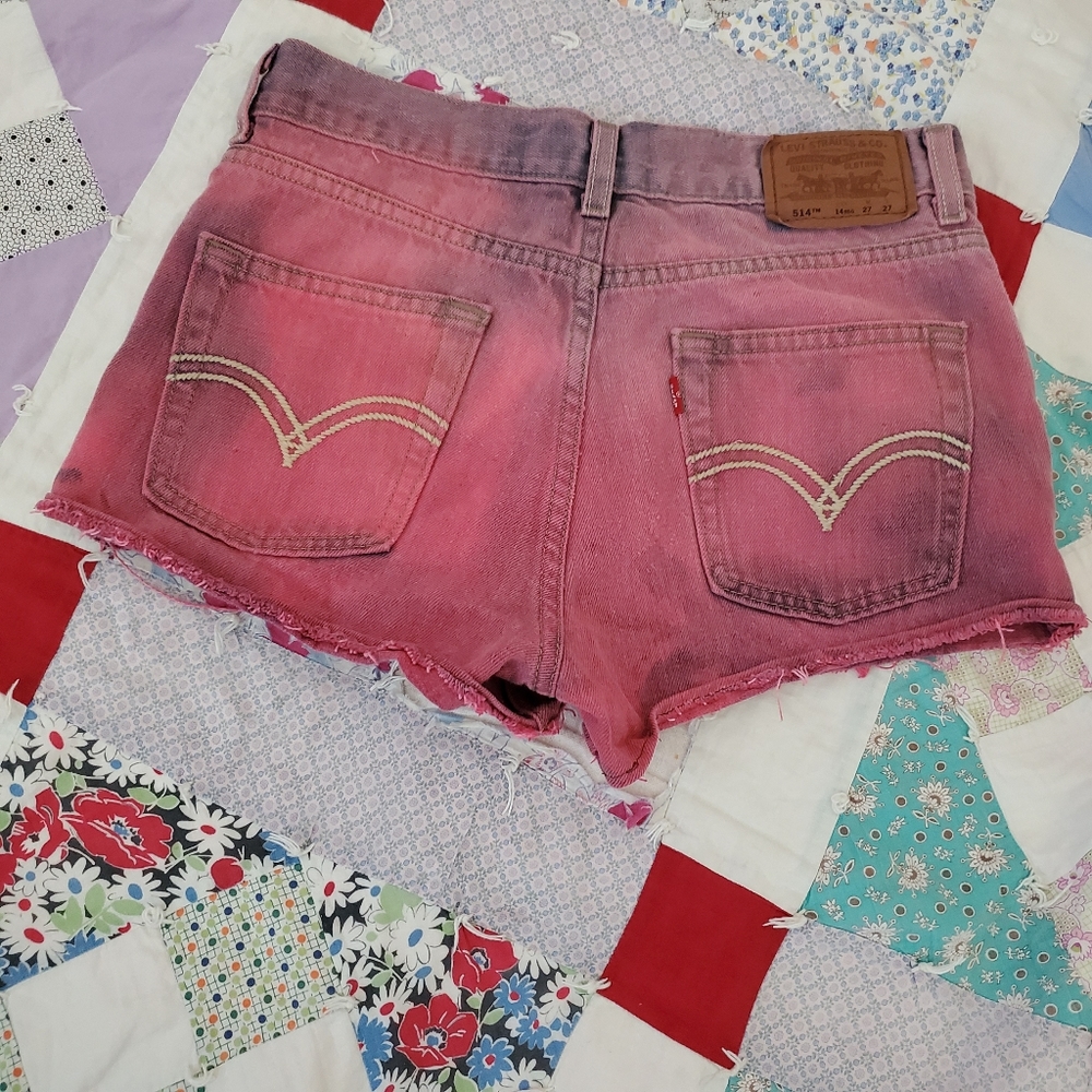 90s Levis acid wash shorts
